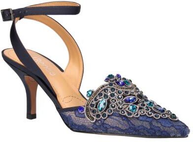 J. Renee Desdemona - Womens 8.5 Navy Sandal Medium