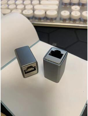 Inspired Finds Ethernet RJ45 Female to Female Coupler Connector For Cat5Cat8 Cable Extender cat 8 2 Pcs