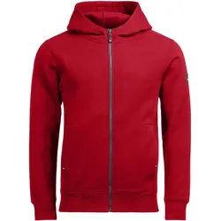 Kapuzen-Sweatjacke "QUENTIN" - 3XL - Rot