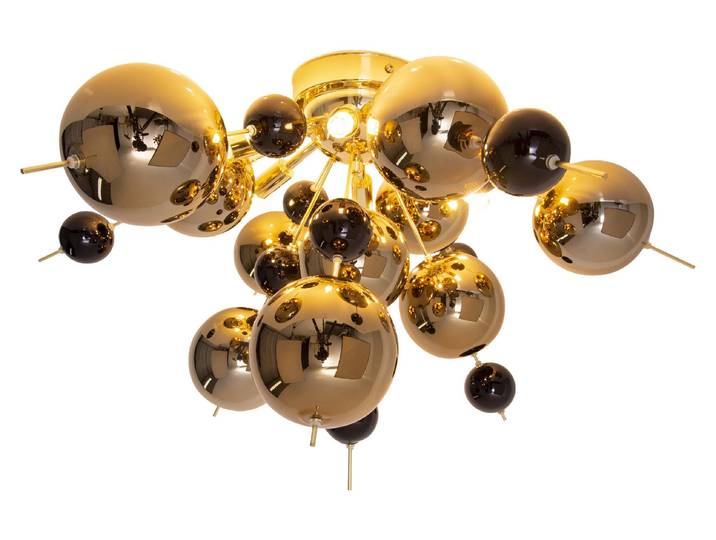 Näve 1085158\, 6 ampoules\, G9\, IP20\, noir\, or