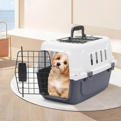 Drop Dash Deals Pet Plastic Travel Carrier Durable Dog & Cat Transporter Cage For Travel Pet Plastic Travel Carrier Durable Dog & Cat Transporter Cage For Travel