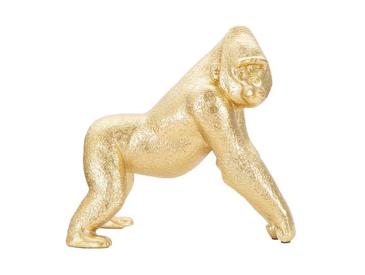 Mauro Ferretti Skulptur, Goldfarben, Kunststoff, 24.3x22.8x13.9 cm, Dekoration, Dekofiguren & Skulpturen, Skulpturen