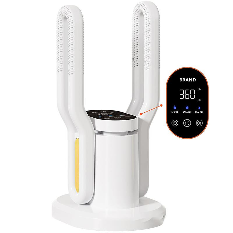Zelurxx Draadloze slimme schoen- en laarzenverwarmer met ozon-desinfectie en touchscreen, wit