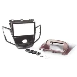  Radioblende FORD Fiesta ab 2008 2DIN piano black Display bordeaux 