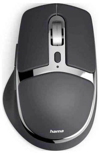 Hama WM-800 Maus Kabellos Optisch Anthrazit 8 Tasten 3200 dpi