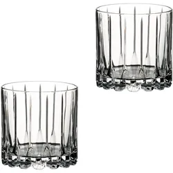 Riedel Drink Specific Glassware Rocks Whisky Gläser 2er Set, 283 ml, 6417/02
