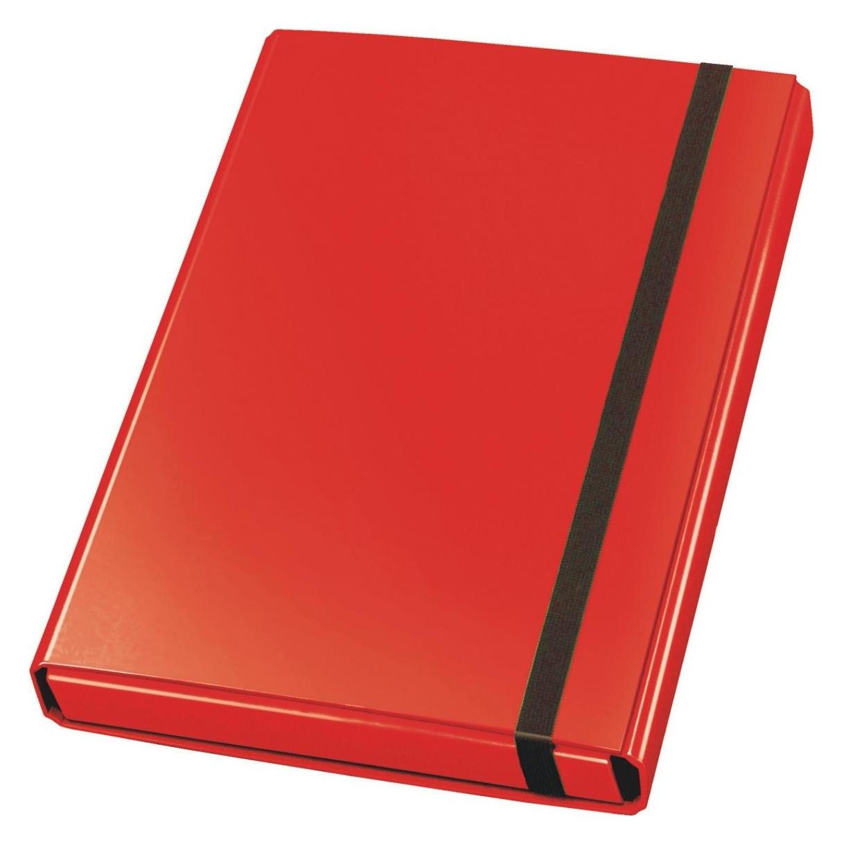 Veloflex Dokumentenbox, Sammelbox VELOCOLOR, Karton, A4, 230 x 320 x 40 mm, 40 mm, rot (A4) (4443321)