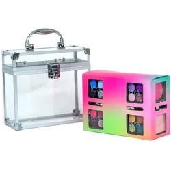 MYA Cosmetics, Beauty Geschenkset, Mya Travel Transparent Maletin 12 Sombras