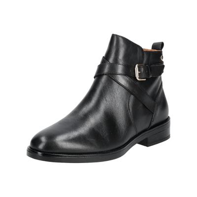 Stiefelette PIKOLINOS "PIKOLINOS Stiefelette Leder", Damen, Gr. 37, schwarz, Leder, Schuhe Stiefelette