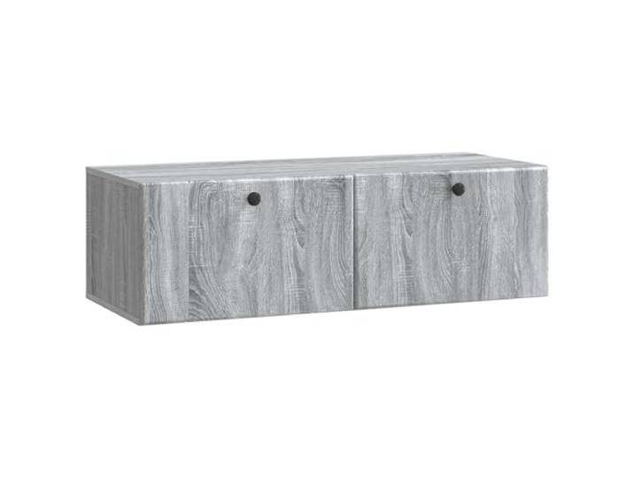 Makastle Wandmontierter TV Schrank Grau Sonoma 98x41x30 cm