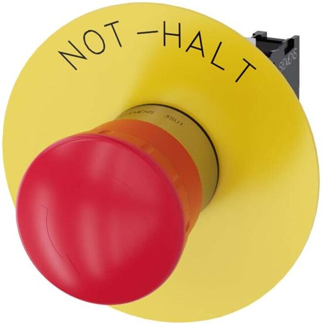 Siemens Indus.Sector Not-Halt-Pilzdrucktaster Not-Halt 3SU1150-1HB20-1CH0 (3SU11501HB201CH0)