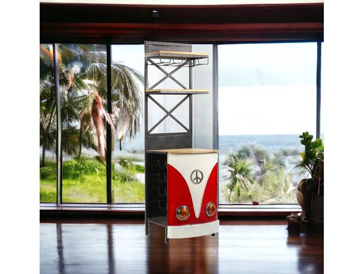 Bar étagère Combi - Rouge