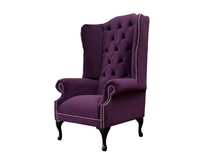 Xlmoebel Sessel Luxuriöser Chesterfield Ohrensessel aus hochwertigem Textil (Sessel), Hergestellt in Europa