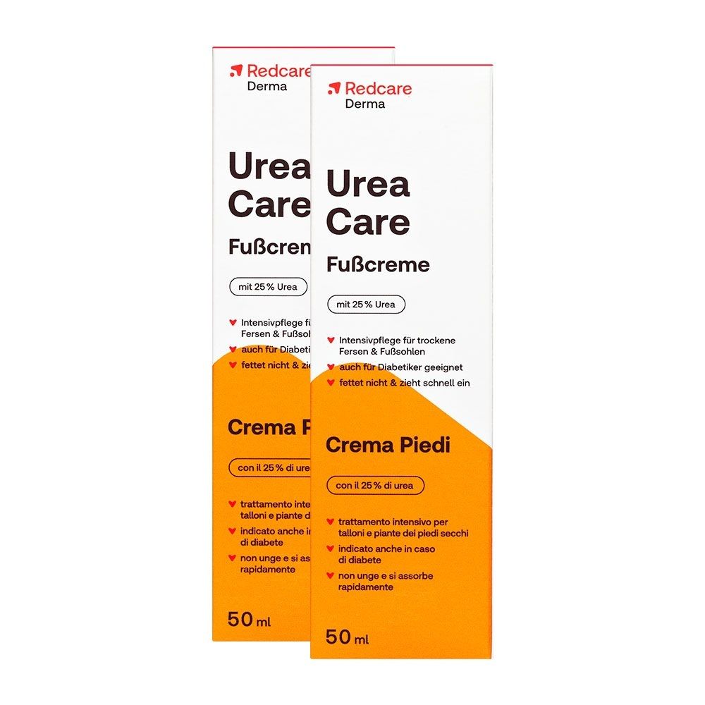 Redcare Derma Urea Care Fußcreme x2 2x50 ml Creme