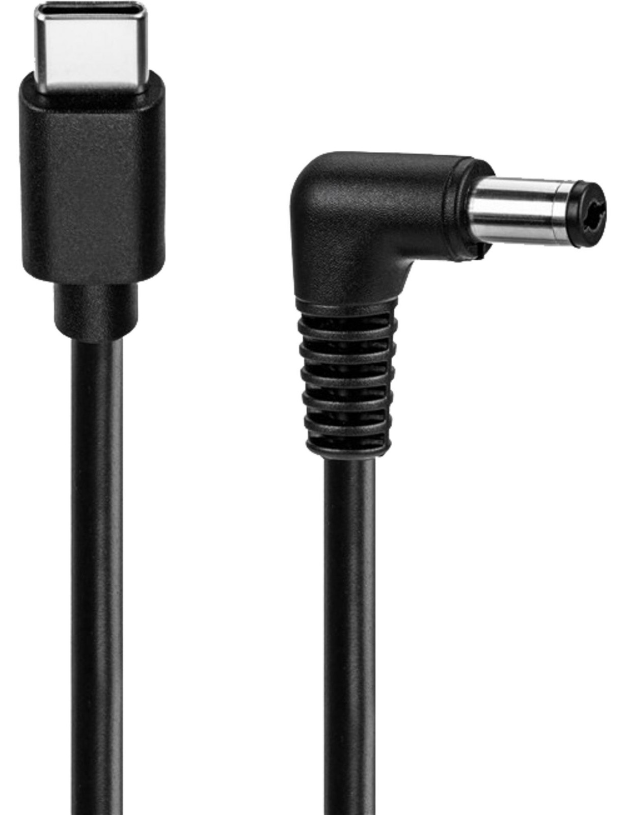 Goobay 78973 USB-C naar DC-kabel, 5 V/3 A, 1,5 m, zwart - USB 3.1 Type C naar DC 5,50 x 2,10 mm