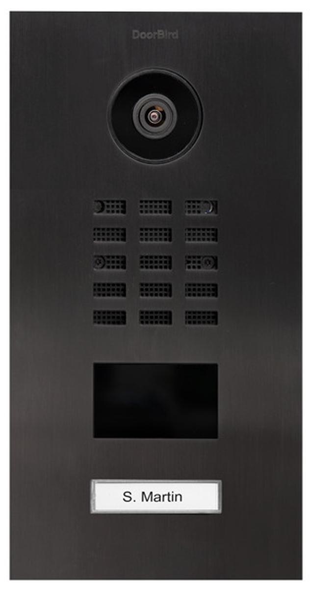 DoorBird D2101V, 720p, 140°, 100°, 10 m, IR, Schwarz