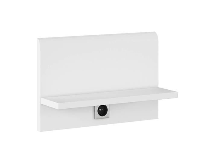 Paneel mit Steckdose 50 x 33 x 16cm Weiß/Alpinweiß