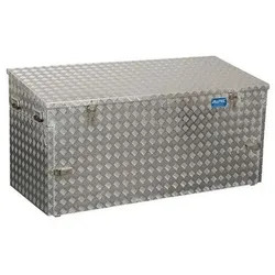 Transportkiste aus Aluminium-Riffelblech, 883 Liter Volumen