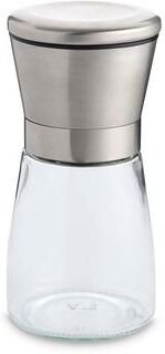HIC Kitchen Adjustable Spice Ceramic Spice Grinder, Glass with Ceramic Mechanism, Set of 2