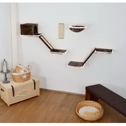 Katzen-Kletterwand 8-teilig, Grau