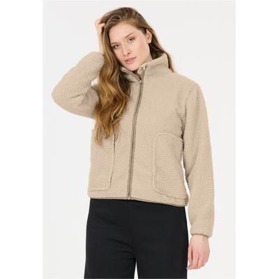 Fleecejacke NOU "Rovine", Damen, Gr. 40, beige, 100% Polyester, unifarben, normal, ohne Ausschnitt, Jacken Fleecejacke, im kuscheligen Design