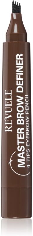 Revuele Master Brow Definer 4 Tips Eyebrow Pencil precise eyebrow pencil shade Medium 2.2 ml
