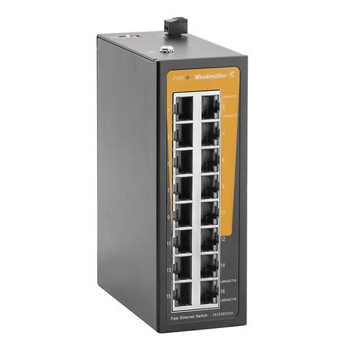 Weidmüller 2828580000 IE-SW-ELB-16-16TX Netzwerk Switch 10 / 100MBit/s