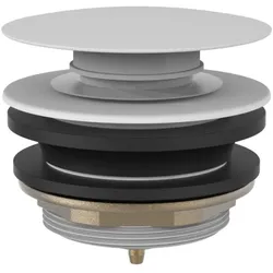 Tres Click clack Ablaufventil für Wanne Click clack Funktion Stöpsel: Ø 70 mm, 13474010BM 13474010BM