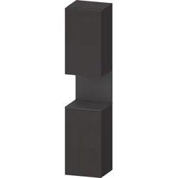 Duravit Collection One Hochschrank, Türanschlag rechts, 400x360x1760mm, Nische Graphit matt, QA1346R49800000, Farbe: graphit supermatt