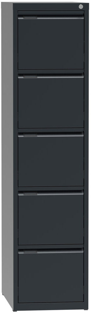 Kovona Metall-Hängeregisterschrank A4, 5 Schübe, Anthrazit