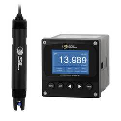 PCE Instruments pH-Regler PCE-PHC 50 Messbereich 0 ... 14 pH Auflösung 0,001 pH Temperaturkompensation 3 Relais