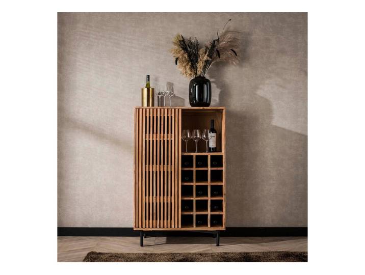 Sitheim® Weinschrank Slide / Massiv Akazie (1-St)
