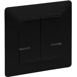 Legrand 756388 Valena Life with Netatmo Serienschalter 2 x 250W pro Kanal Farbe: Schwarz