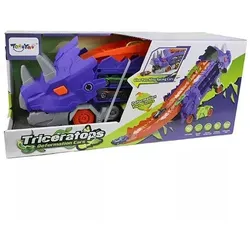 Dino-Spielset mit kleinem Auto-Abschuss