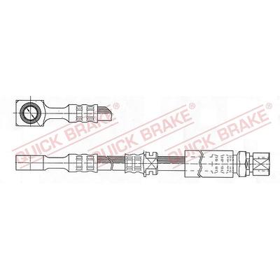 Quick Brake Bremsschlauch [Hersteller-Nr. 50.976] für Vauxhall, Opel