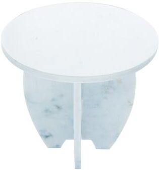 Storied Home Marble Kitchen Pedestal with Interlocking Base