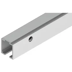 Laufschiene 140 EV1 eloxiert, 2100mm, seitlich gebohrt