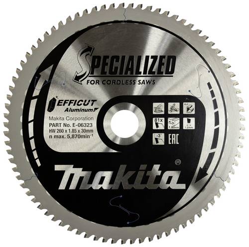 Makita Specialized EFFICUT - Kreissägeblatt - für Holz, Metall, Aluminium