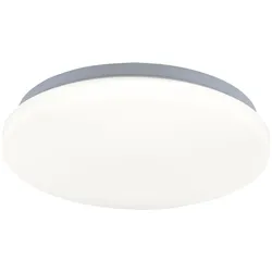 LED Deckenlampe Deckenleuchte Flurlampe Wohnzimmerleuchte, Metall Kunststoff weiß rund, 20W 1500lm 4000K neutralweiß, D 28 cm