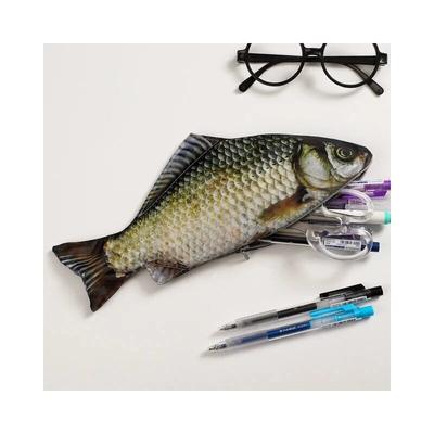 Creative Simulated Fish Pen Bag Quirky Crucian Carp Stationery Case Creative Simulated Fish Pen Bag Quirky Crucian Carp Stationery Case