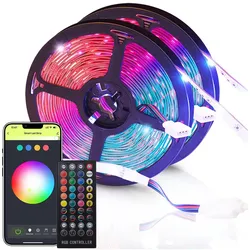 Casativo, LED Streifen, WLAN-RGB-LED Streifen mit App- und Sound-Steuerung (RGB, 1000 cm, Indoor)