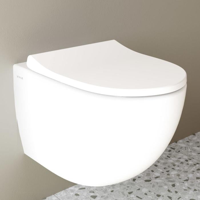 VitrA Sento wandtoilet met VitrA Flush 2.0 diep spoelsysteem zonder spoelrand