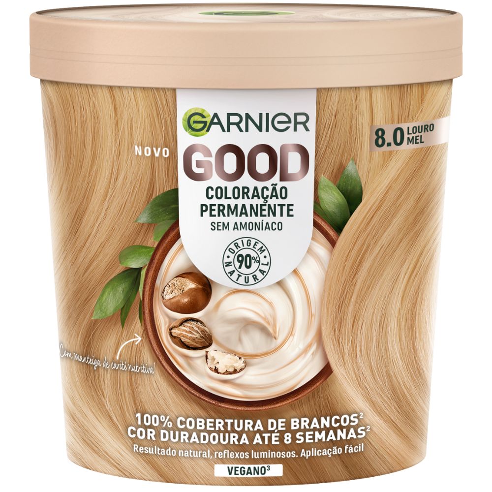 Garnier Good Ammonia-Free Permanent Hair Color 160mL 8.0 Honey Blonde