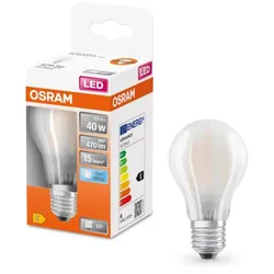 Osram E27 Star Classic LED Lampe MATT 4W wie 40W 4000K neutralweiße Arbeitsbeleuchtung