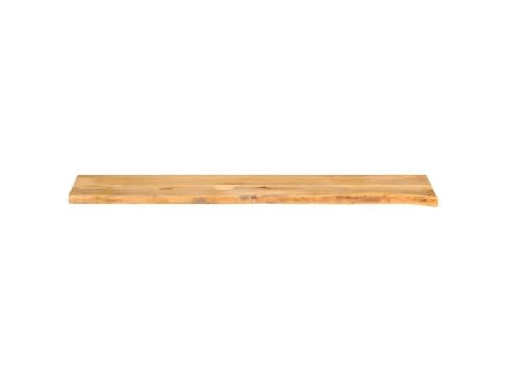 KTHLBRH Tischplatte 160 x 40 x 3,8 cm Massivholz Mangoholz Natürlicher Rand, mattes Finish, leicht zu reinigen, Ersatz für Tische