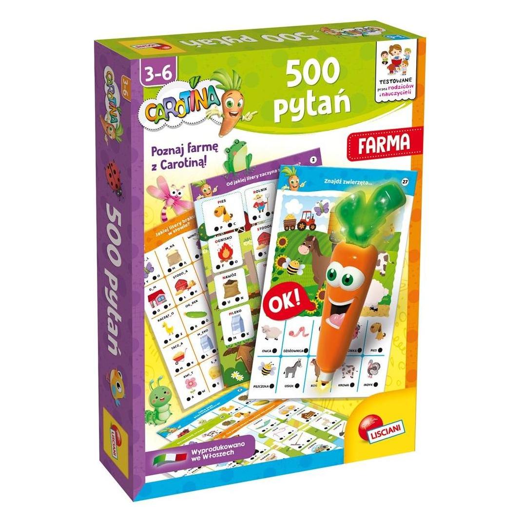 Lisciani Spiel Carotina 500 Fragen - Bauernhof (Deutsch) (304-PL10128)