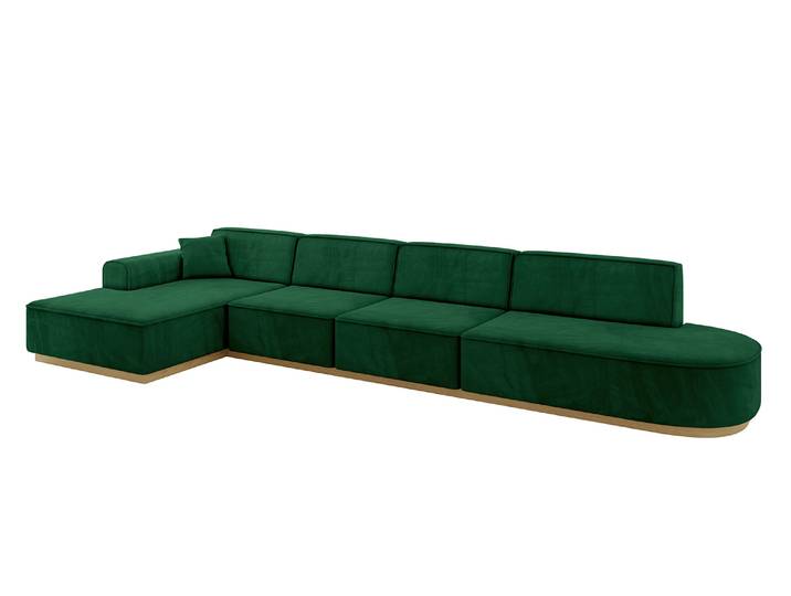 Ecksofa IREA-L3-v2 Grün - Kronos 19