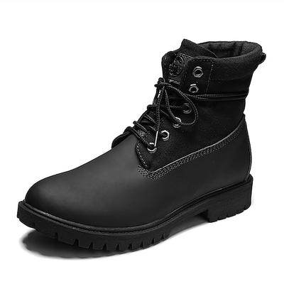 gelbe Arbeitsstiefel aus Kunstleder für Herren mit Schnürung – strapazierfähiges und stilvolles Schuhwerk für Outdoor-Aktivitäten und Arbeitsumgebungen