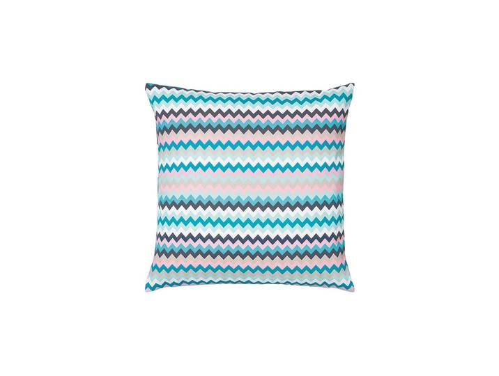 Kissenbezug PAD Kissenbezug Zic Zac Türkise, 45 x 45 cm , mehrfarbig türkis, B:45cm L:45cm, Kissenbezüge, Kissenbezug