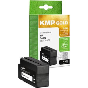 KMP kompatibel für HP 963XL, 3JA30AE, 2000 Seiten, schwarz,  Tinte Gold
